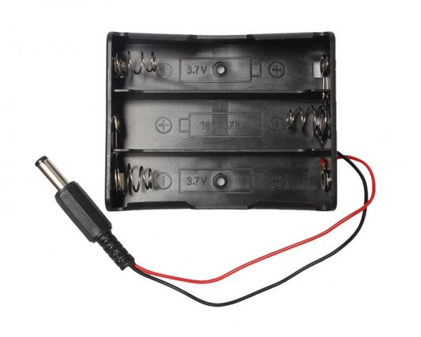 18650 Pil Yuvası 3lü Adaptör Soketli - 3