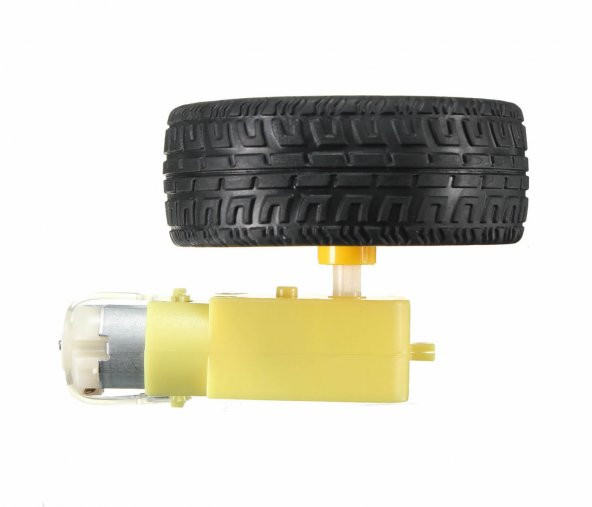 Robot Tekerlek Motoru TT Motor Redüktörlü Mecanum Uyumlu - Resim 3