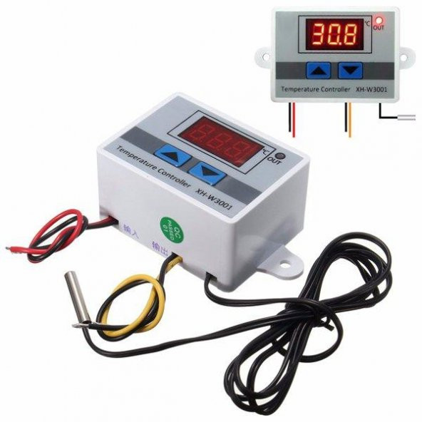 XH-W3001 AC 220V Dijital Termostat-Akvaryum-Kuluçka-Buzdolabı - 6