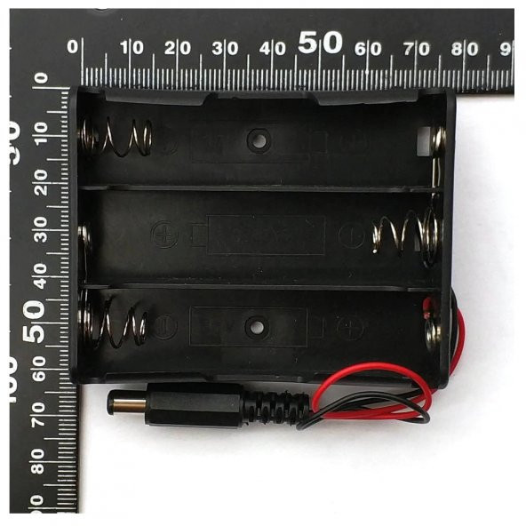 18650 Pil Yuvası 3lü Adaptör Soketli - 7