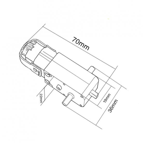 Robot Tekerlek Motoru TT Motor Redüktörlü Mecanum Uyumlu - Resim 8
