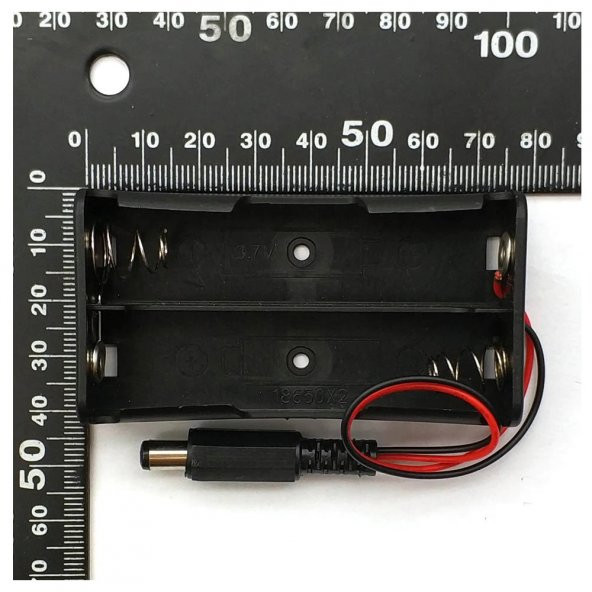 18650 Pil Yuvası 2li Adaptör Soketli - Resim 7