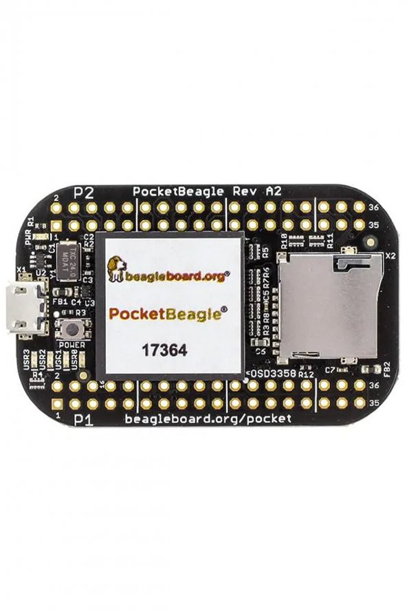 GHI Electronics Pocket Beagle SC-569 Mikro PC-OSD3358 1-GHz ARM Cortex-A8 CPU 512MB DDR3 RAM 2x 200mhz - 9
