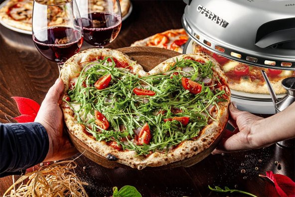 Fırın pizza G3 Ferrari Delizia, 1200 W, 1 litre, 0 desibel, paslanmaz çelik - 2