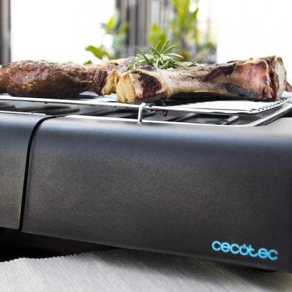 Cecotec büyük Masa Barbekü elektrikli PerfectSteak 4200 Yolu 2400 W, ızgara Paslanmaz Çelik - 4