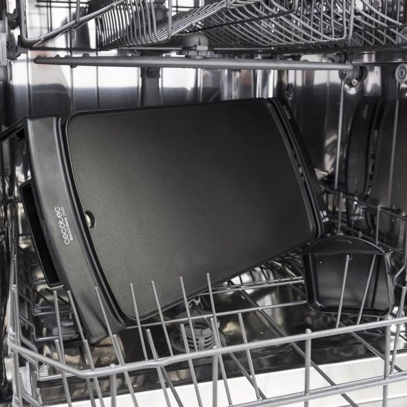 Cecotec Plancha electric Black & Water 2500, yapışmaz Kaplama, Tepsi yağ toplar, - 3