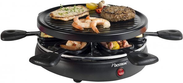 Bestron ARC650 6 Kişilik Raclette Izgara