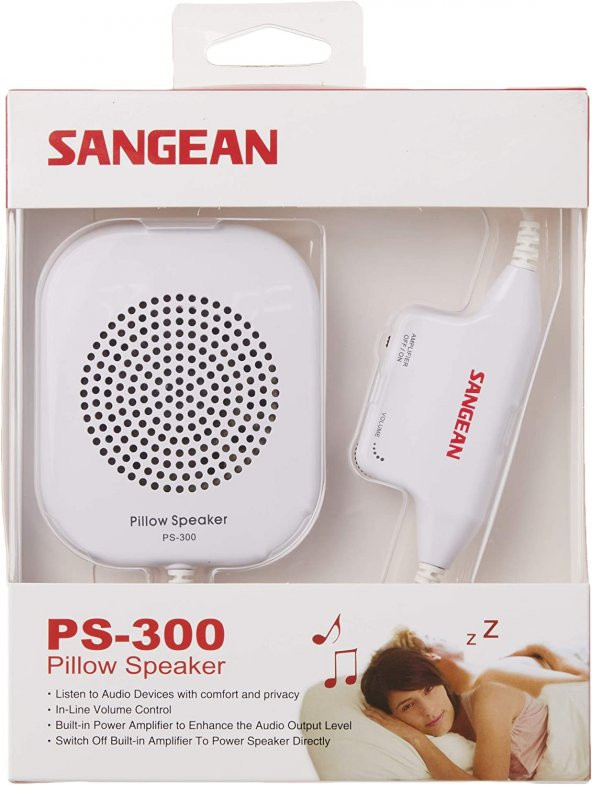 Sangean PS-300 Hat İçi Ses Kontrolü ve Amplifikatörlü Yastık Hoparlörü - 4