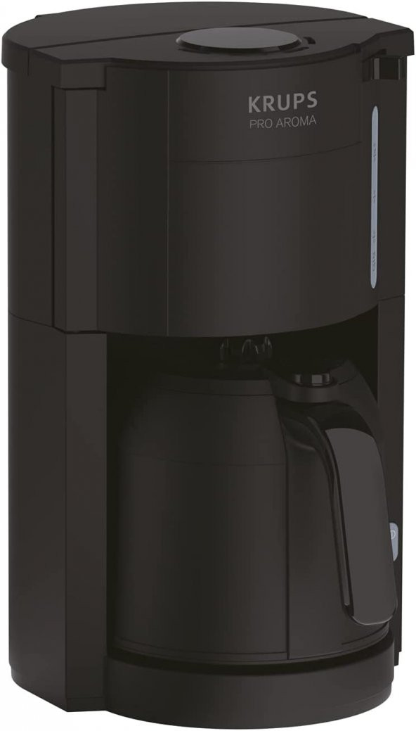 Krups Pro Aroma Yalıtımlı Filtre Kahve Makinesi 12 Bardak Sıcak Tutma 4h Siyah KM305D10
