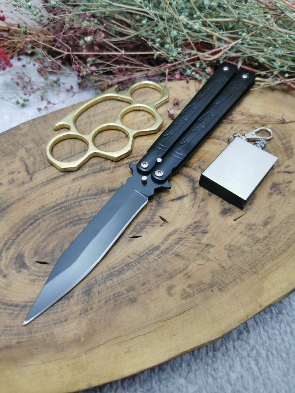 22 Cm Komple Çelik 3 Parçalı KELLO Çakı Set