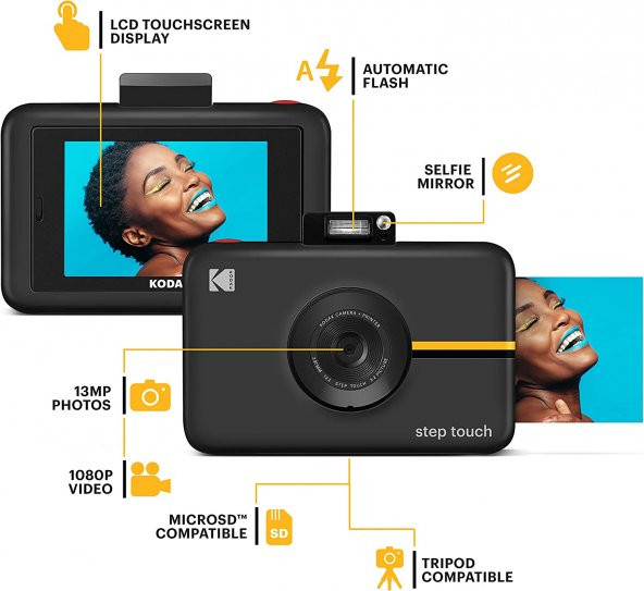 Kodak Adım Dokunmatik | 13MP Dijital Kamera - 3