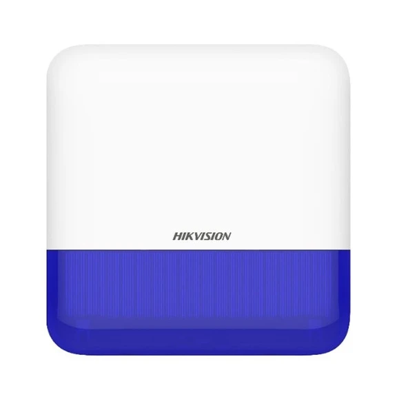 Hikvision DS-PS1-E-WE 868 MHz Kablosuz Harici Siren Mavi