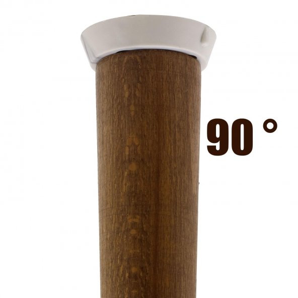 Mobilya Masa Sehpa Ayağı Bağlantı Aparatı Düz Ayak Tabanı Beyaz (4 ADET) - 4