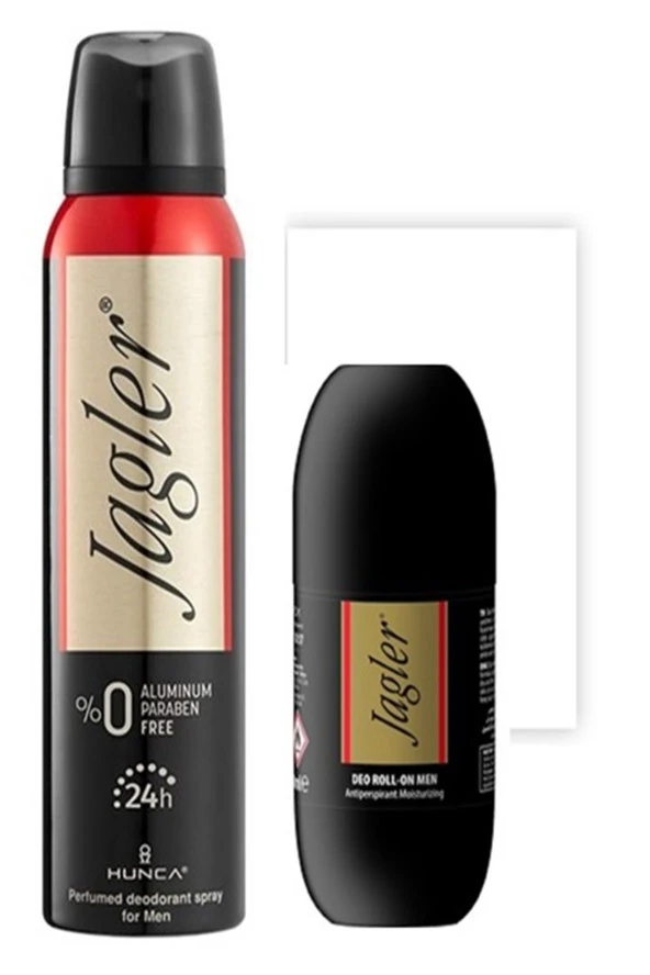 Jagler Erkek Deodorant 150 ml + Jagler Erkek Roll on 50 ml