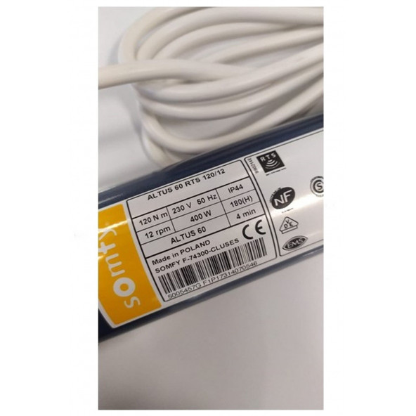 Somfy Altus 60 Rts 120-12 Alıcılı Motor Uyumlu