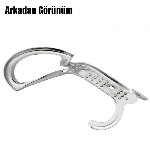 Portmanto Vestiyer Duvar Askısı Metal Dolap Elbise Askılığı Krom - 5