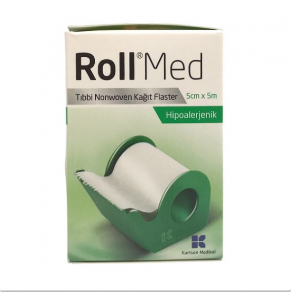 Roll Med Tıbbi Nonwoven Kağıt Flaster 5cm x 5m
