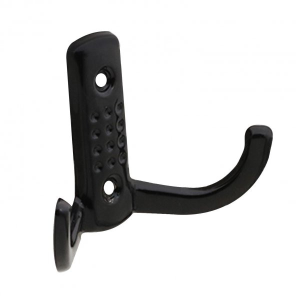 Vestiyer Duvar Askısı Dolap Elbise Askılığı Siyah Metal Askı - 2