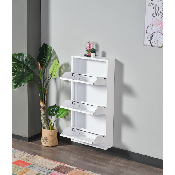 alv-103 Beyaz Alveon Metal Ayakkabılık - 2
