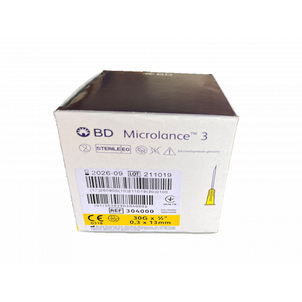 Bd Microlance Mezoterapi İğne Ucu 30G X 13Mm 100 Adet