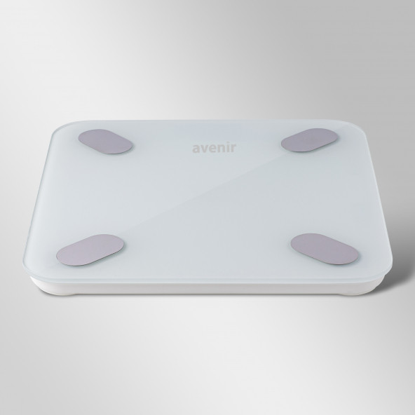 Avenir Çok Fonksiyonlu Yağ Ölçer Baskül Akıllı Bluetooth Tartı Body Composition Appkontrol AV-SB11 - 3