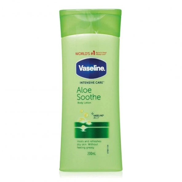 Vaseline Vücut Losyonu Aloe Soothe Aloe Vera Özlü 200 Ml