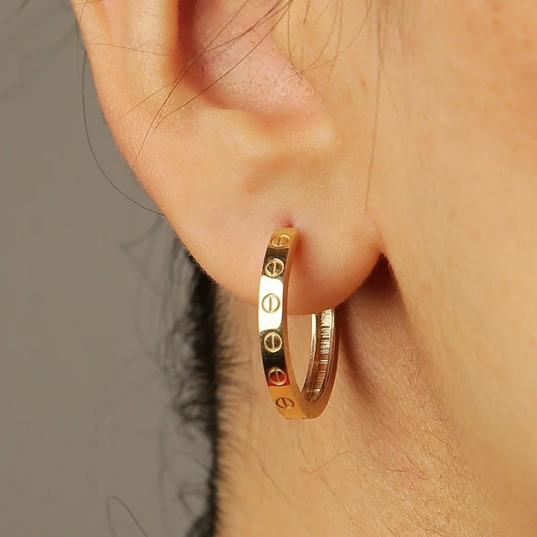 Cartier Halka Küpe