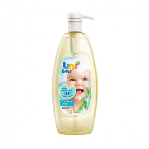 Uni Baby Boyasız Saç ve Vücut Şampuanı 700 ml