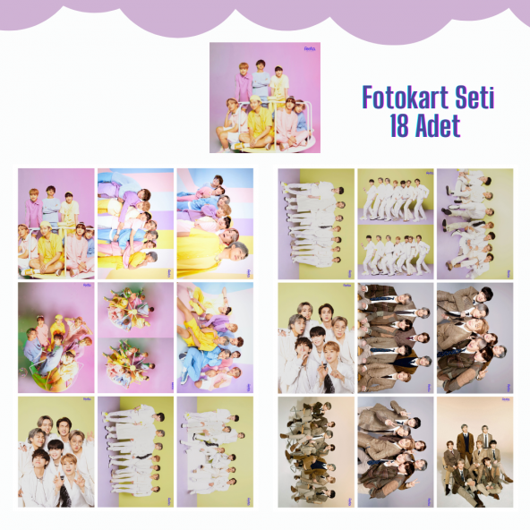 BTS BTS  Festa Family 2021  Fotokart Seti