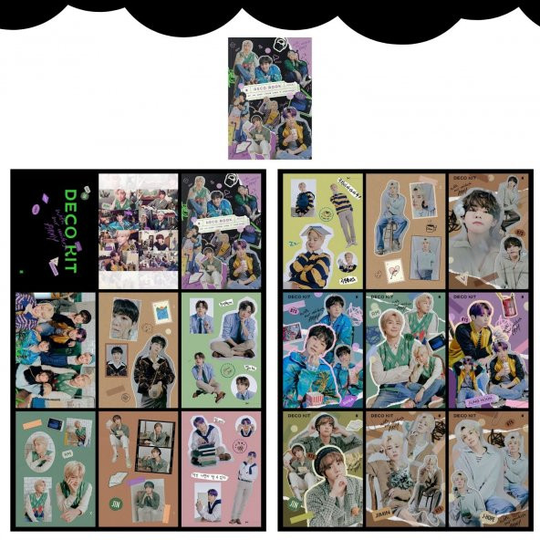 Kpop Dünyasi BTS  Deco Kit  Fotokart Seti - 2