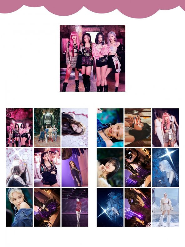 Blackpink BLACKPINK  HYLT Behind The Scenes  Fotokart Seti