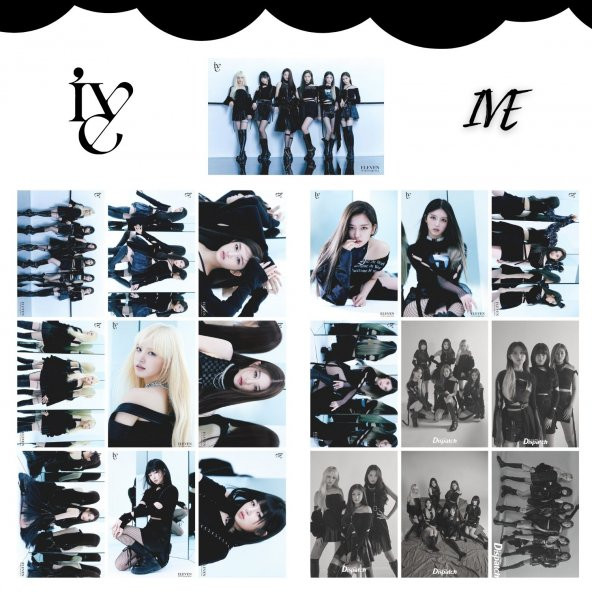 Kpop Dünyasi IVE  Eleven  Fotokart Seti