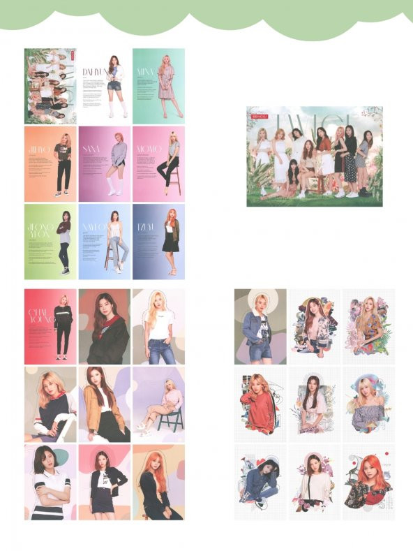 Kpop Dünyasi TWICE  Bench  Fotokart Seti