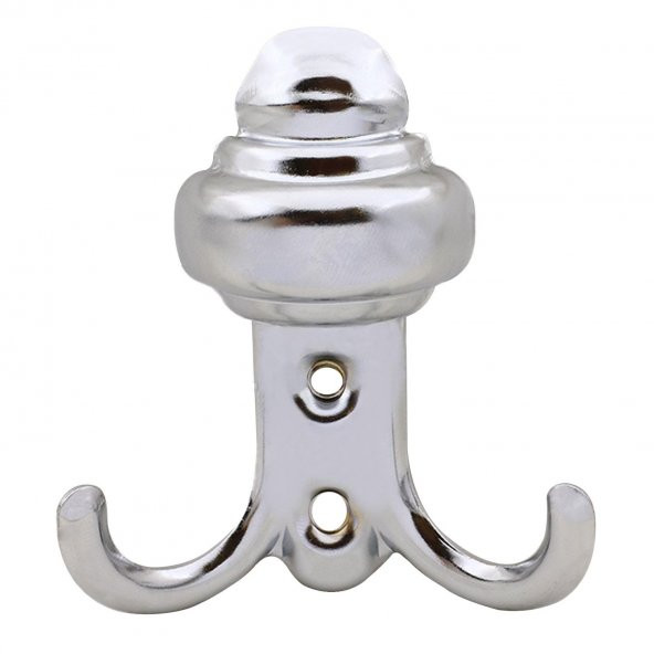 Vestiyer Duvar Askısı Dolap Elbise Askılığı Krom Metal Askı - 2