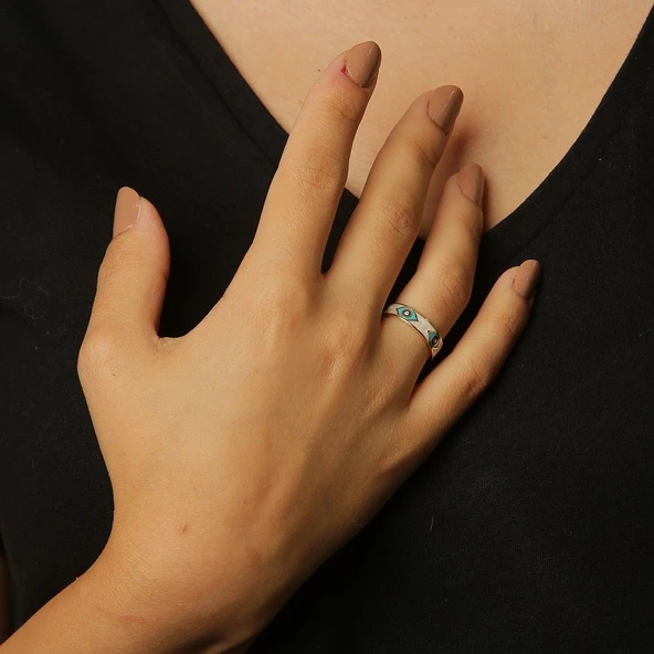 Cetaş Sedef ve Mineli Yüzük ürün görseli 1