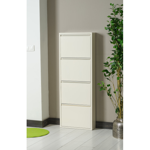 Alv-104 Krem Alveon Metal Ayakkabılık