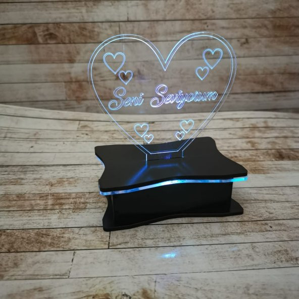 Kalpli Mor Gece Lambası - 3