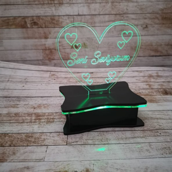 Kalpli Mor Gece Lambası - 4