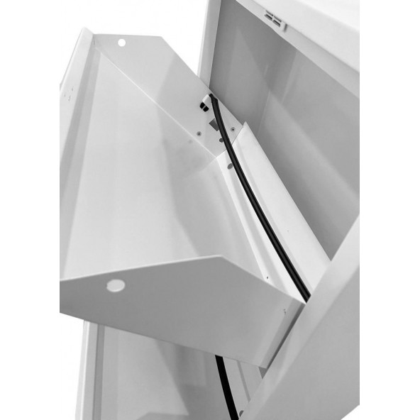 AHM Metal Grup 3lü Beyaz Metal Ayakkabılık - 2