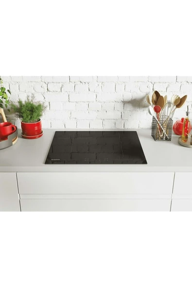 Hoover HH 64 CCB Siyah Cam Elektrikli Ankastre Ocak - 2