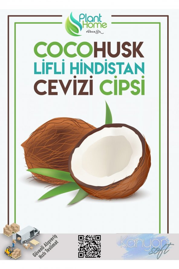 Planthome Powermix Cocohusk Orkide Bakımı Için Hindistan Cevizi Cipsi 1 Litre CocoHusk - 2