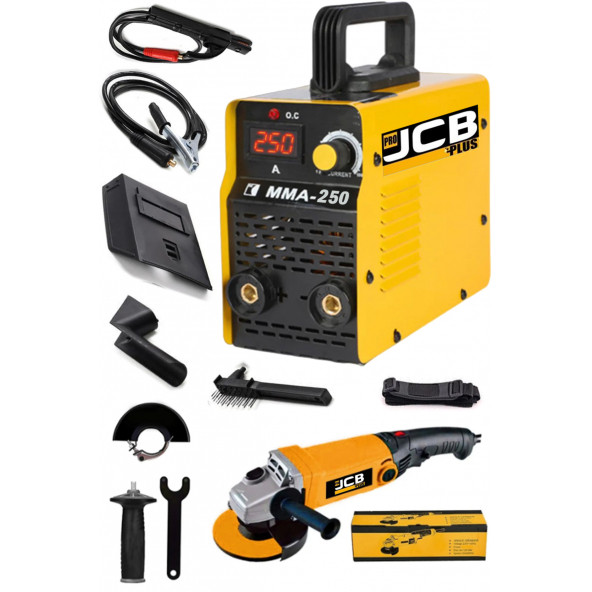 ProJcb Plus American Super Ultrasonic 201 Amper Dijital Invertör Kaynak Makinesi Devir Ayarlı Taşlama Hediyeli