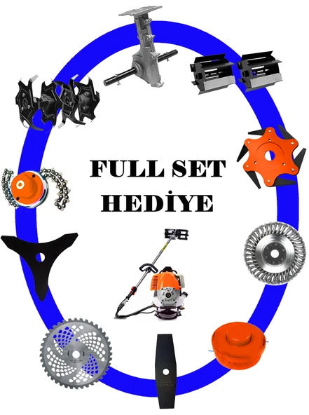 Eisenn Alman 10 In 1 Fg Motor 20 Hp Sırt Tipi Tırpan Toprak Eşeleme Akrobat Çapa Aparatı Hediyeli - 4