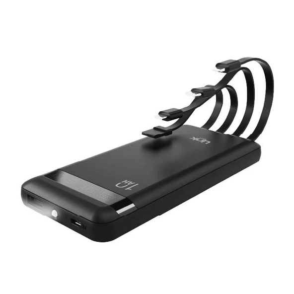 LinkTech AC10 All in One 10000 mAh Powerbank Çoklu Kablolu Taşınabilir Batarya