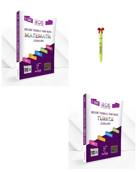 7.Sınıf ROS Matematik ve Türkçe Soru Bankası