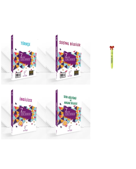 7.Sınıf Türkçe Sosyal İngilizce ve Din Kültürü Soru Bankası