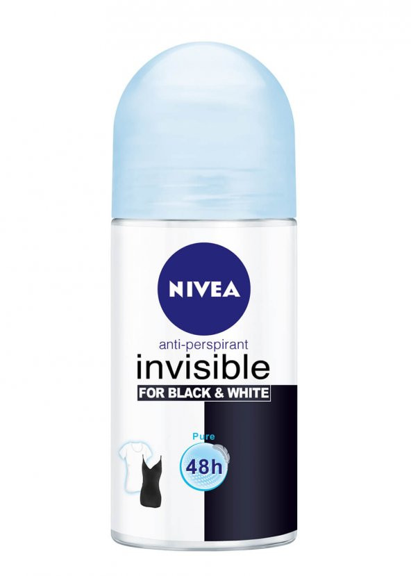 Nivea Roolon Bayan 50 ml İnvesible Pure (mavi )