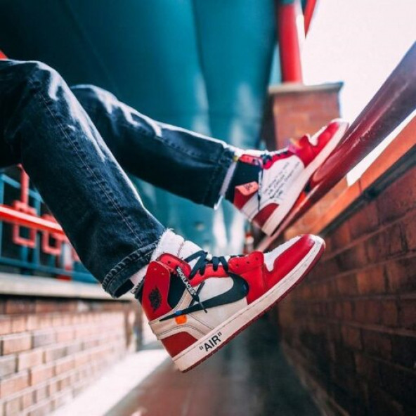 Jordan 1 high off white sales
