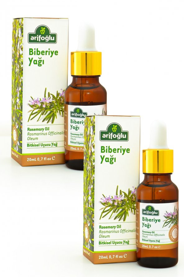 Arifoğlu Biberiye Yağı 20 + 20 ml 2 Li Set