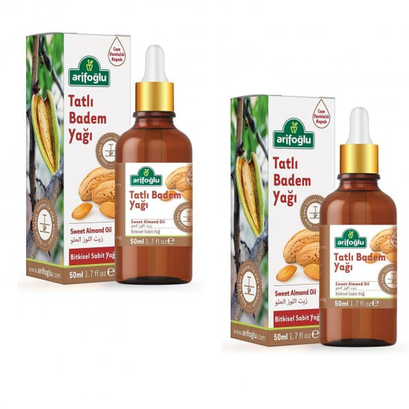 Arifoğlu Tatlı Badem Yağı 2 x 50 ML